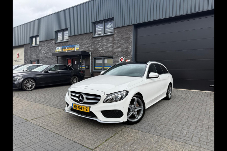 Mercedes-Benz C-Klasse Estate 180 AMG Sport Edition | 1E EIGENAAR | 3/6/12 MND GARANTIE | PANO | LEDER | LED | CRUISE | NAVI |