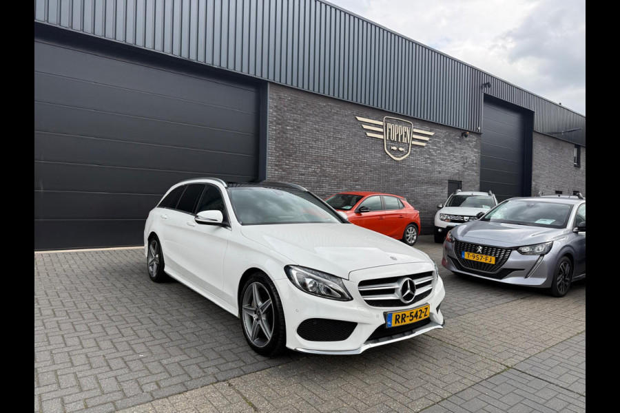 Mercedes-Benz C-Klasse Estate 180 AMG Sport Edition | 1E EIGENAAR | 3/6/12 MND GARANTIE | PANO | LEDER | LED | CRUISE | NAVI |