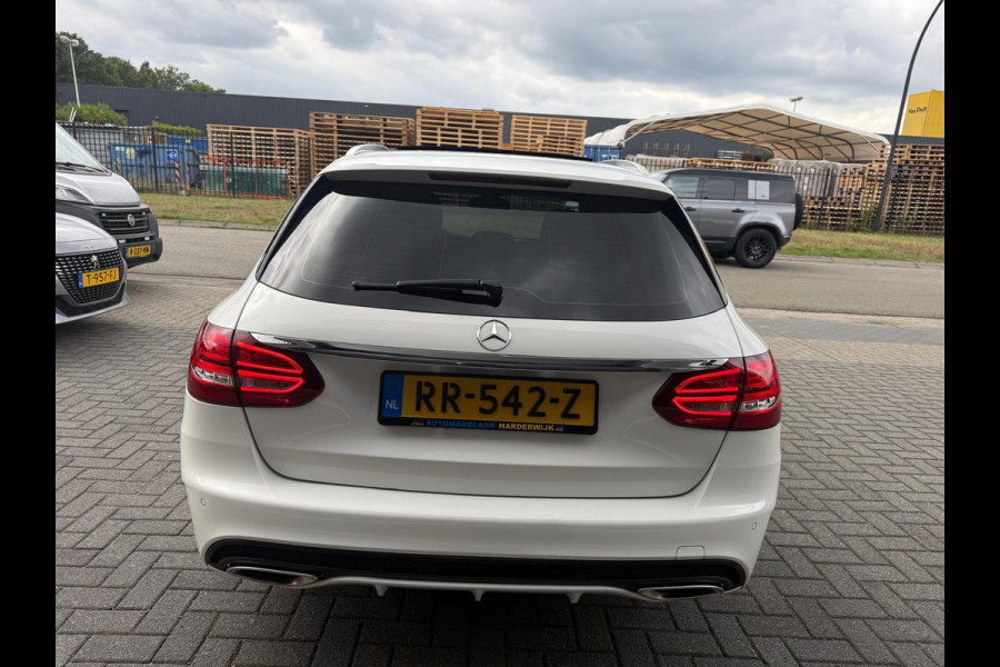 Mercedes-Benz C-Klasse Estate 180 AMG Sport Edition | 1E EIGENAAR | 3/6/12 MND GARANTIE | PANO | LEDER | LED | CRUISE | NAVI |