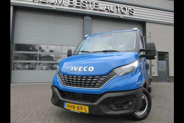 Iveco 40C18 40c18 3.0, 180pk, Euro 6, DC, Openlaadbak, Oprijwagen, Oprijauto, Airco.