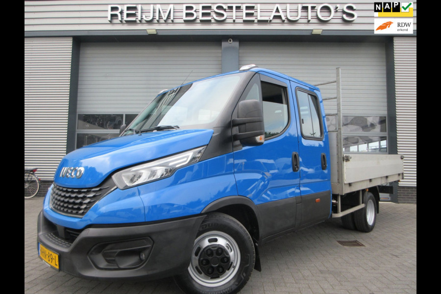 Iveco 40C18 40c18 3.0, 180pk, Euro 6, DC, Openlaadbak, Oprijwagen, Oprijauto, Airco.