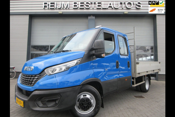 Iveco 40C18 40c18 3.0, 180pk, Euro 6, DC, Openlaadbak, Oprijwagen, Oprijauto, Airco.
