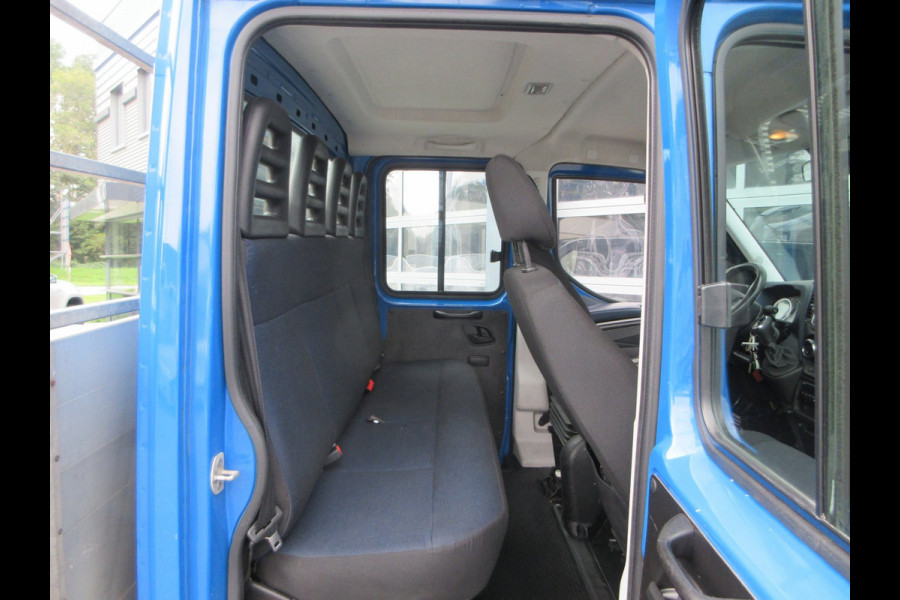 Iveco 40C18 40c18 3.0, 180pk, Euro 6, DC, Openlaadbak, Oprijwagen, Oprijauto, Airco.