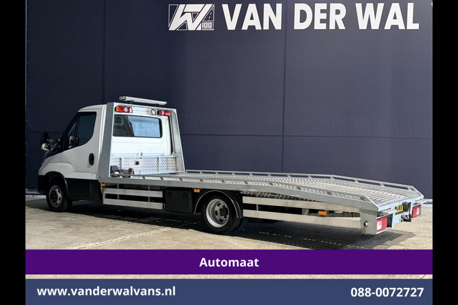 Iveco Daily 35C14H 2.3 Oprijwagen Automaat Dubbel Lucht Euro6 Airco | Camera | 3500kg Trekhaak | Electrische Lier | Chauffeursstoel Cruisecontrol, Bijrijdersbank