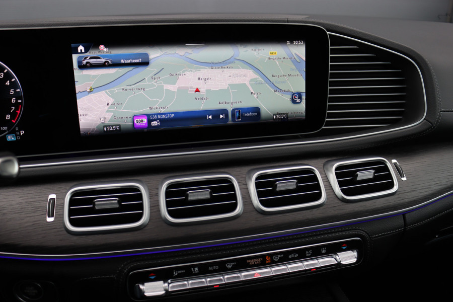 Mercedes-Benz GLE AMG 53 Hybrid Premium 4MATIC+ | Luchtvering | Distronic | Massage | Soft-Close | Trekhaak | Stoelventilatie | Verwarmd Stuurwiel | HUD | Burmester | Keyless Go |