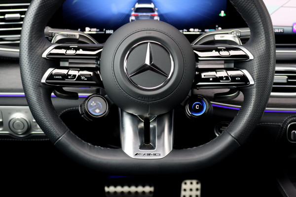 Mercedes-Benz GLE AMG 53 Hybrid Premium 4MATIC+ | Luchtvering | Distronic | Massage | Soft-Close | Trekhaak | Stoelventilatie | Verwarmd Stuurwiel | HUD | Burmester | Keyless Go |
