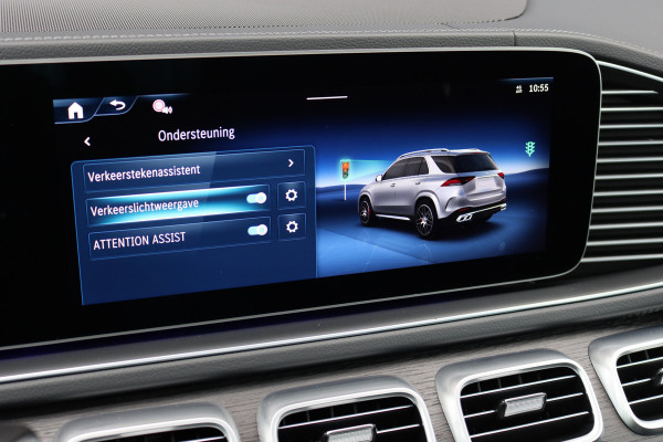 Mercedes-Benz GLE AMG 53 Hybrid Premium 4MATIC+ | Luchtvering | Distronic | Massage | Soft-Close | Trekhaak | Stoelventilatie | Verwarmd Stuurwiel | HUD | Burmester | Keyless Go |