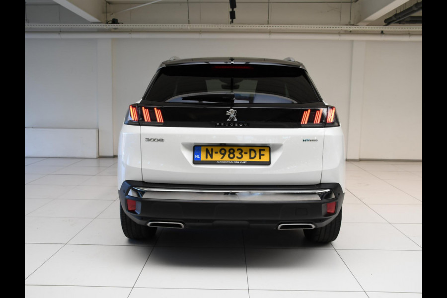 Peugeot 3008 1.6 HYbrid 225 GT | SOH 88.5%  | Alcantara | Stoelverwarming | Elektrisch bedienbare achterklep | Navigatie | Keyless Entry + Start