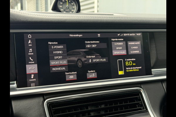 Porsche Panamera Sport Turismo BWJ 2019 | 2.9 601PK 4 E-Hybrid AUTOMAAT | NL AUTO | PANO DAK | SPORT CHRONO | LEER | 360 CAMERA | CLIMA | NAVI | CARPLAY |