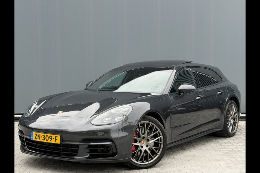 Porsche Panamera Sport Turismo BWJ 2019 | 2.9 601PK 4 E-Hybrid AUTOMAAT | NL AUTO | PANO DAK | SPORT CHRONO | LEER | 360 CAMERA | CLIMA | NAVI | CARPLAY |