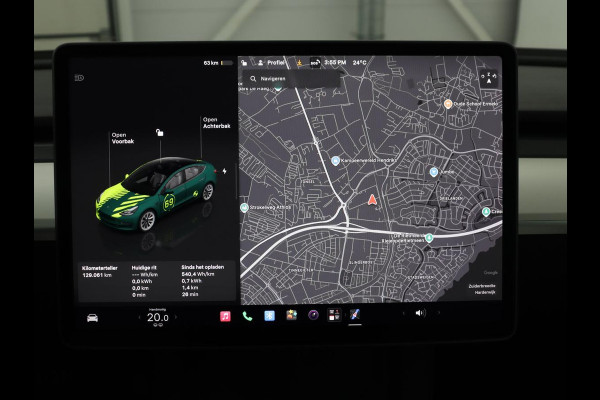 Tesla Model 3 Standard RWD Plus 60 kWh | SOH 91,8 % | Panoramadak | Lederen bekleding | Stoelverwarming | Stuurwielverwarming