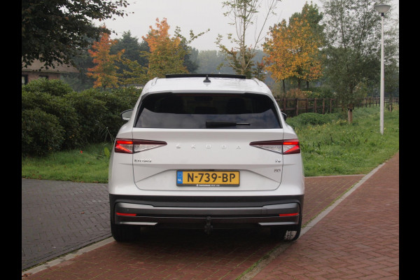 Škoda ENYAQ iV 80 | Panoramadak | Trekhaak | Camera | Sfeerverlichting | Apple Carplay | NL-Auto |