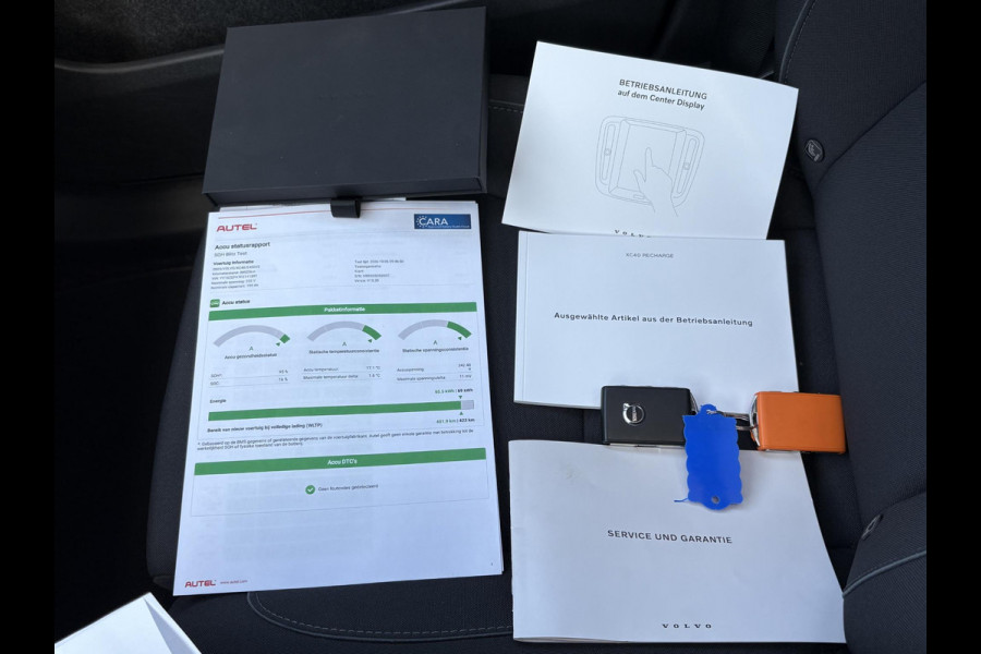Volvo XC40 Recharge Ultimate 70 kWh SOH 95% | 360 CAMERA | STOEL STUURVERWARMING | MEM. SEAT | ELEK. STOEL | PANO | RIJKLAARPRIJS INCL. 12 MND BOVAG GARANTIE! | KEYLESS + DODEHOEK |