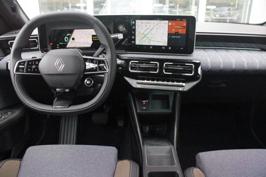 Renault 5 COMFORT RANGE ICONIC CINQ 52 kWh *NIEUWE AUTO!* | PACK WINTER: (ELEKTRISCH VERWARMBARE VOORSTOELEN/ELEKTRISCH VERWARMBAAR STUURWIEL, BESTUURDERSSTOEL MET ELEKTRISCH VERSTELBARE LENDESTEUN, IN HOOGTE VERSTELBARE PASSAGIERSSTOEL) | DAKLIJST ROUGE | PACK PARKING: (FULL EASY PARKING ASSIST MET PARKEERSENSOREN AAN VOOR- EN ZIJKANT) | ADAPTIVE CRUISE CONTROL | AUTOMATISCH INPARKEREN | FULL LED KOPLAMPEN MET MICRO OPTICS EN FRANSE FLAG | FLANK GUARD PROTECTION MAKKELIJK INPARKEREN MET VISUELE EN AKOESTISCHE SIGNALEN | 18" LICHTMETALEN VELGEN "CHRONO" | TWO TONE CARROSSERIEKLE