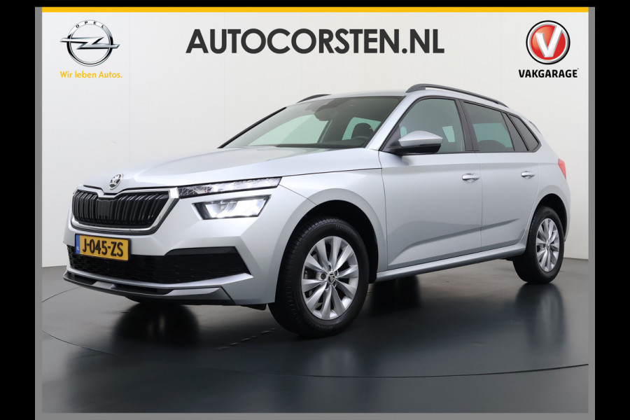 Škoda Kamiq TSI 111pk Aut. Sportstoelen Apple/Android Camera Pdc Lane-dep. CruiseControl Dakrails Ecc Tel. Usb Isofix Aut.Verlichting Dab Led Verw.Spiegels 16''LM 1.0 TSI Sport Business Orig.NL-auto