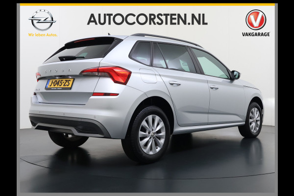 Škoda Kamiq TSI 111pk Aut. Sportstoelen Apple/Android Camera Pdc Lane-dep. CruiseControl Dakrails Ecc Tel. Usb Isofix Aut.Verlichting Dab Led Verw.Spiegels 16''LM 1.0 TSI Sport Business Orig.NL-auto