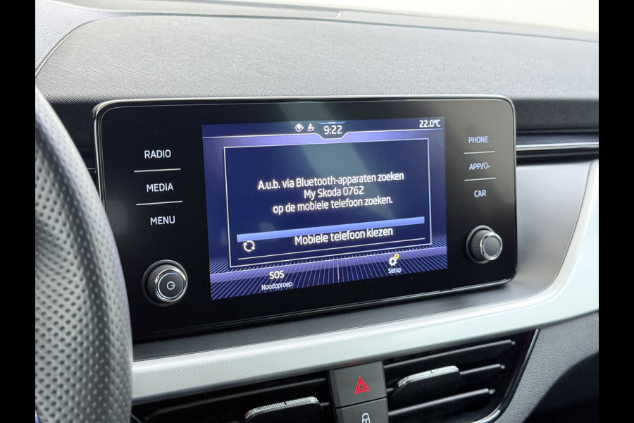 Škoda Kamiq TSI 111pk Aut. Sportstoelen Apple/Android Camera Pdc Lane-dep. CruiseControl Dakrails Ecc Tel. Usb Isofix Aut.Verlichting Dab Led Verw.Spiegels 16''LM 1.0 TSI Sport Business Orig.NL-auto