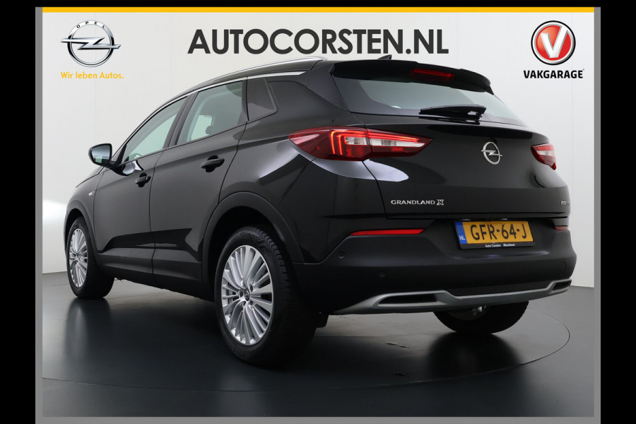 Opel Grandland X 1.2T 131pk Camera Apple/Android Elek.klep Bordherk. Blindspot 1/2Leer Navi Lane-dep. Keyless Aut.Verlichting Led Usb Tel. Ecc CruiseControl Innovation Regensensor Pdc Mistlampen Elek.Inkl.Spiegels 18''LM 1.2Turbo