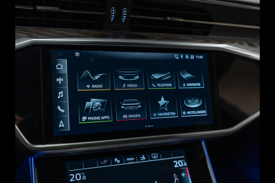 Audi A7 Sportback 50 TFSI e Quattro 3X S-Line, Black Optik, Pano, ACC, Virtual, Ambiënte Light, Apple Carplay, Camera, PDC, Clima