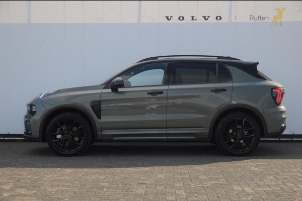 Lynk & Co 01 276PK Automaat More / Adaptive cruise control / Leren bekleding / Elektrisch verstelbare stoelen / Schuif- kanteldak / Stoel- en stuurverwarming / Parkeersensoren V+A / 360 Graden Camera / Elektrische achterklep / 20" lichtmetalen velgen