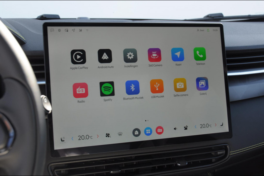 Lynk & Co 01 276PK Automaat More / Adaptive cruise control / Leren bekleding / Elektrisch verstelbare stoelen / Schuif- kanteldak / Stoel- en stuurverwarming / Parkeersensoren V+A / 360 Graden Camera / Elektrische achterklep / 20" lichtmetalen velgen