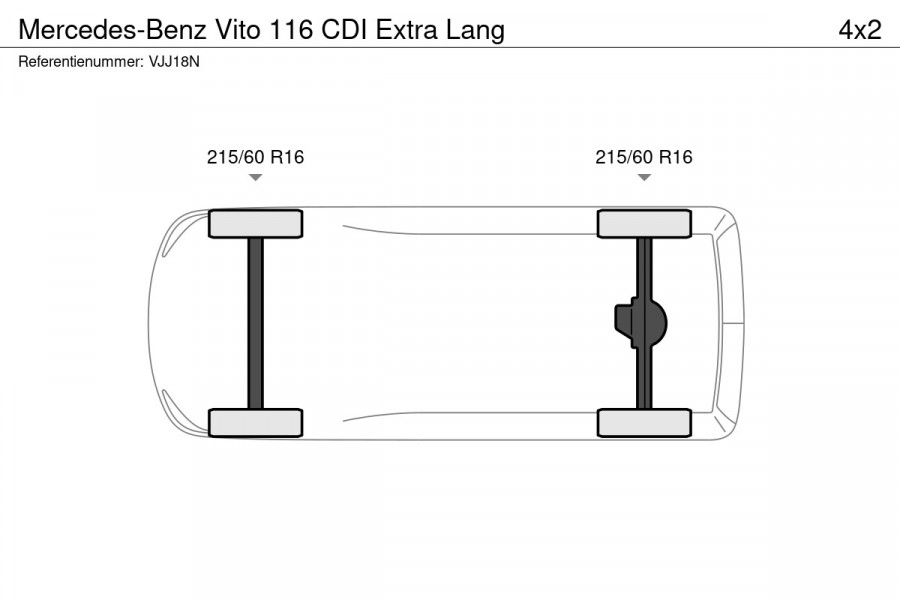 Mercedes-Benz Vito 116 CDI Extra Lang