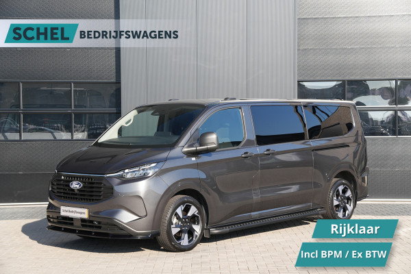 Ford Transit Custom 320 2.5 PHEV L2H1 Trend 232pk - 2x Schuif - Trekhaak - Blindspot - ACC - Stoel/Stuurverwarming - Sidesteps - Rijklaar
