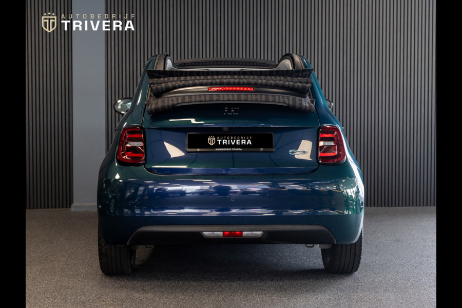 Fiat 500 La Prima cabrio 42 kWh l SoH 95% l AUT.l 360° camera l Stoel verwarming l Leder l CARPLAY l BTW - auto l Dealer onderh.