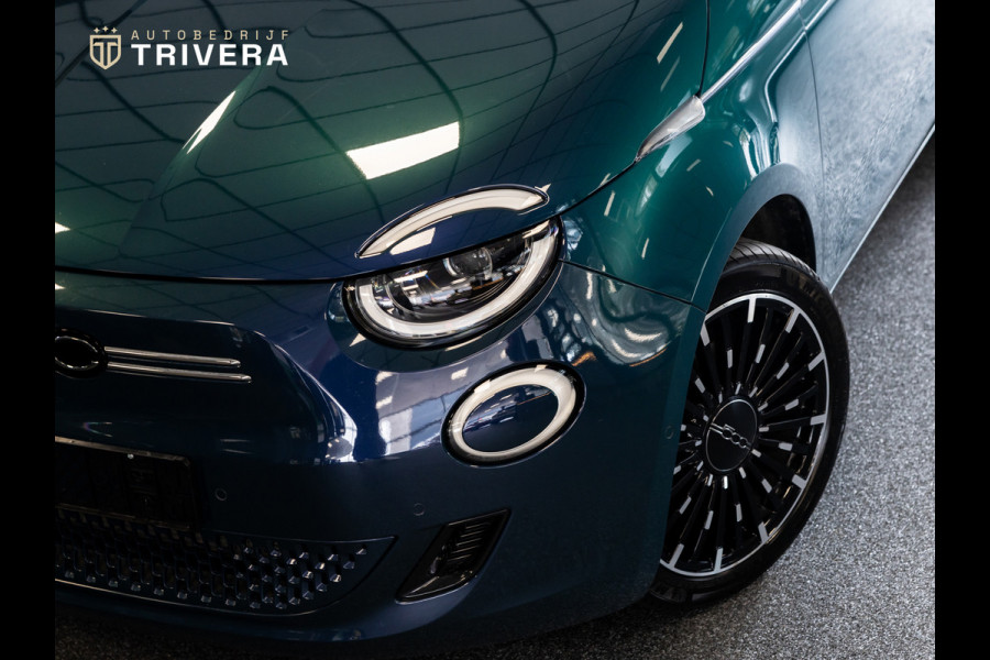 Fiat 500 La Prima cabrio 42 kWh l SoH 95% l AUT.l 360° camera l Stoel verwarming l Leder l CARPLAY l BTW - auto l Dealer onderh.