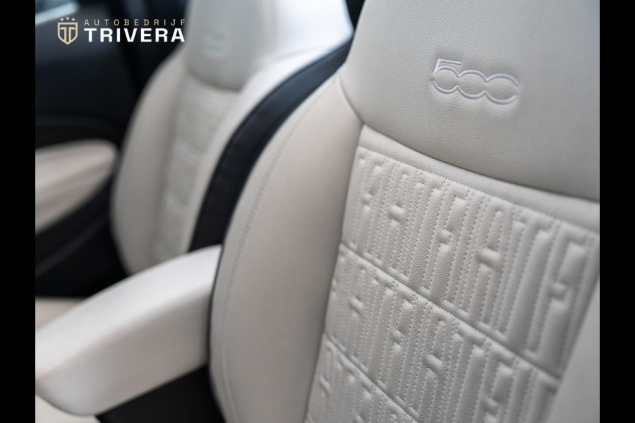 Fiat 500 La Prima cabrio 42 kWh l SoH 95% l AUT.l 360° camera l Stoel verwarming l Leder l CARPLAY l BTW - auto l Dealer onderh.