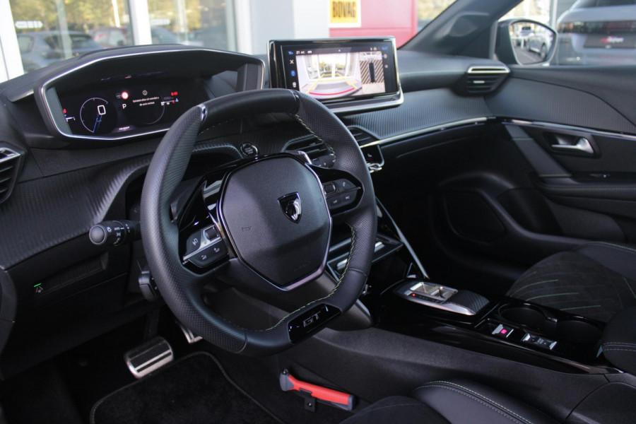 Peugeot 208 1.2 Hybrid 145PK AUTOMAAT GT PACK | ELEKTRISCH BEDIENBARE BESTUURDERSSTOEL MET MASSAGE FUNCTIE | ALCANTARA BEKLEDING | STOEL VERWARMING | CRUISE CONTROL | DAB+ RADIO | APPLE CARPLAY/ANDROID AUTO | FULL LED KOPLAMPEN | KEYLESS ENTRY/START | 17" LICHTMETALEN VELGEN | CLIMATE CONTROL | PARKEERSENSOREN VOOR + ACHTER | ACHTERUITRIJ CAMERA | SFEERVERLICHTING |