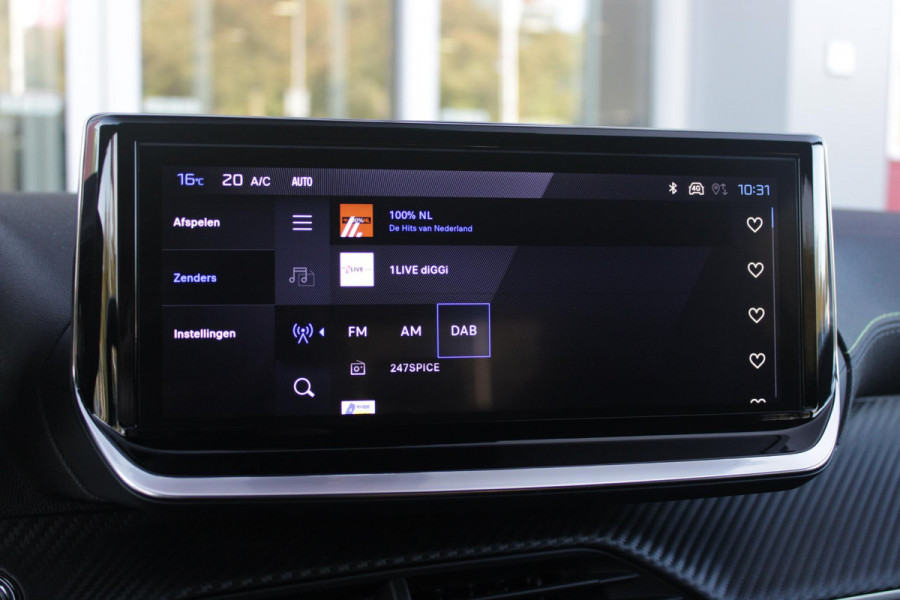 Peugeot 208 1.2 Hybrid 145PK AUTOMAAT GT PACK | ELEKTRISCH BEDIENBARE BESTUURDERSSTOEL MET MASSAGE FUNCTIE | ALCANTARA BEKLEDING | STOEL VERWARMING | CRUISE CONTROL | DAB+ RADIO | APPLE CARPLAY/ANDROID AUTO | FULL LED KOPLAMPEN | KEYLESS ENTRY/START | 17" LICHTMETALEN VELGEN | CLIMATE CONTROL | PARKEERSENSOREN VOOR + ACHTER | ACHTERUITRIJ CAMERA | SFEERVERLICHTING |