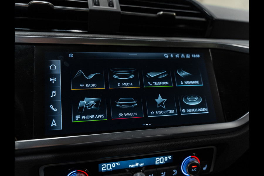 Audi Q3 45 TFSI e edition, Matrix LED, Virtual Cockpit, Apple Carplay, ACC, Clima, PDC, Android Auto, Volledig Onderhoud