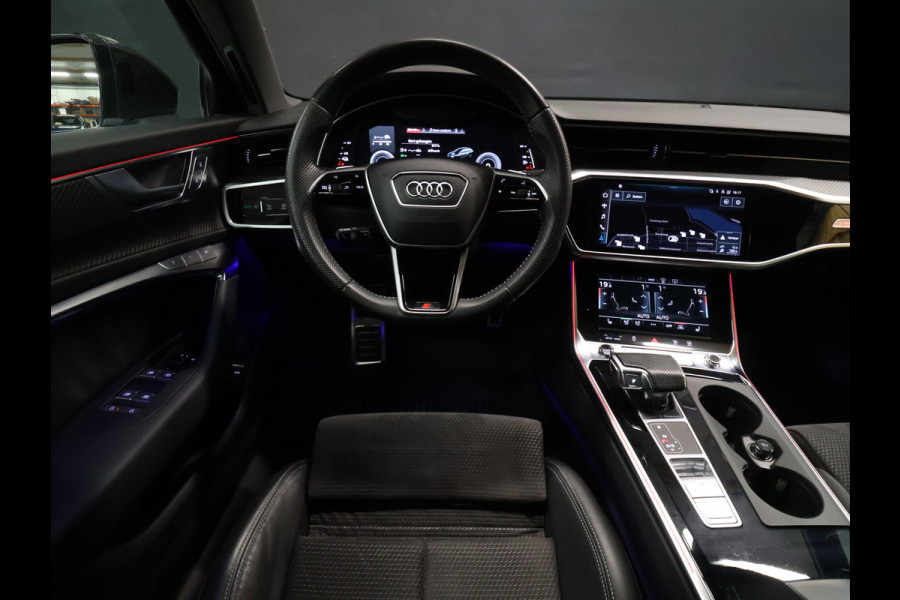 Audi A6 Avant 55 TFSI e quattro Competition [MAXTON DESIGN, ADAPTIVE, CARBON, SCHUIFKANTELDAK, APPLE CARPLAY, ANDROID, TREKHAAK, HEAD-UP DISPLAY, DIGITAL DASH, CRUISE CONTROL, STOELVERWARMING, MEMORY SEATS, VOOR + ACHTER CAMERA, SLINE,