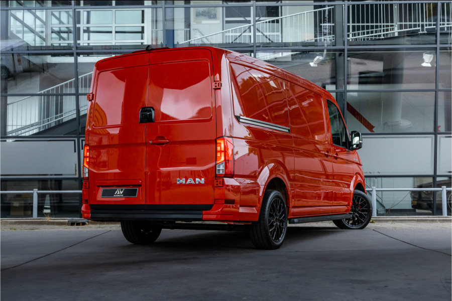 MAN TGE 35 2.0 L3H2 DSG | ACC | Standkachel | CarPlay | Navigatie | Camera | MF Stuur | Sortimo | DAB | Stoelverwarming | Nieuwe APK