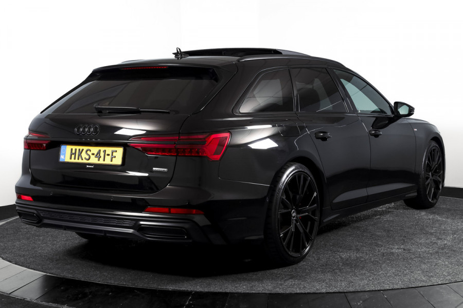 Audi A6 Avant 55 TFSI e quattro S edition Competition | S/K-Panodak | Adapt. Cruise | Stoelverw. | PDC | Camera | NAV + App. Connect | ECC | Elek. Klep | LM 21" |