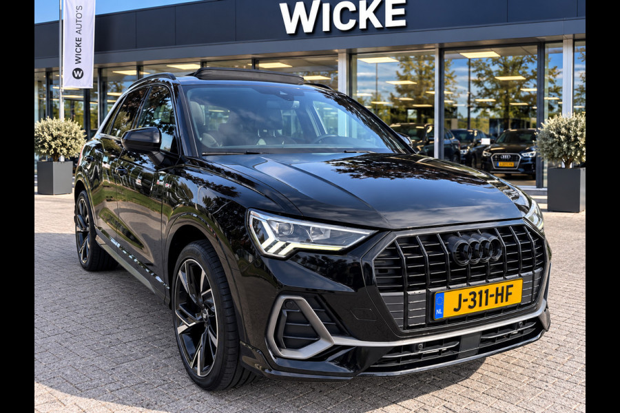 Audi Q3 35 TFSI 2X S Line Pano Matrix Camera Leder Virtual ACC Stoelverw.