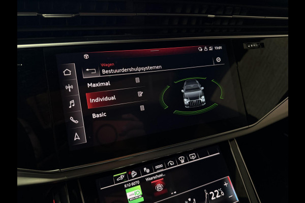 Audi Q8 60 TFSI e quattro Pro Line S Competition PHEV / HUD / Trekhaak / Pano / B&O/  360 camera / Matrix-Led /Memory / Stoelverwarming V+A / Zonwering