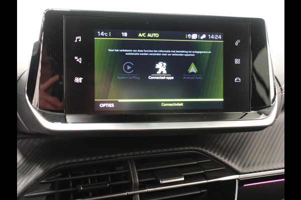 Peugeot 208 1.2 PureTech 100pk Automaat GT-Line Peugeot 208 1.2 PureTech 100pk Aut. GT-Line Navigatie Apple Carplay/Android Auto Camera Parkeersensoren Adaptive Cruise Control Blind Spot Assist Virtual Cockpit Climate Control Getinte ramen