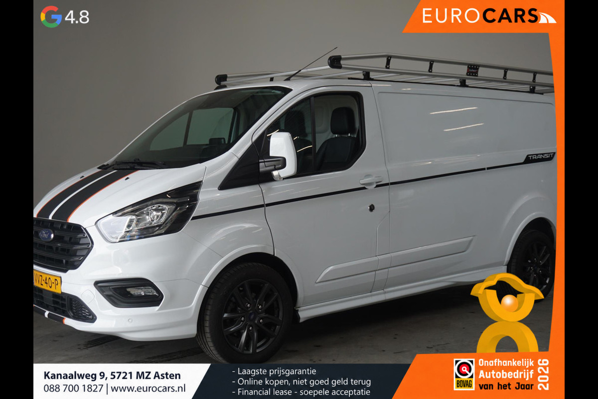 Ford Transit Custom 290 2.0 TDCI L2H1 Sport Edition 170PK Airco Navigatie Apple Carplay/Android Auto ACC Bluetooth Trekhaak Stoelverwarming Verwarmbare voorruit