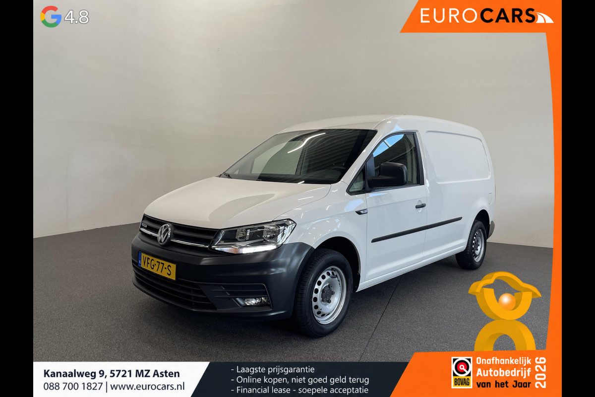 Volkswagen Caddy 1.4 TGI L2H1 EcoFuel Maxi Comfortline Airco Cruise PDC Verwarmbare voorruit Comfortstoelen Alarm Bluetooth Schuifdeur