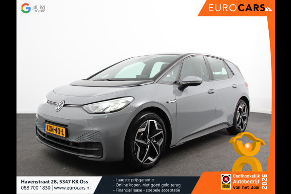 Volkswagen ID.3 Pro 58 kWh SOH 92% Navigatie Apple CarPlay Android Auto Parkeerhulp Adaptive Cruise Control Stoel- en stuurverwarming Full Led Climate Control Lichtmetalen velgen