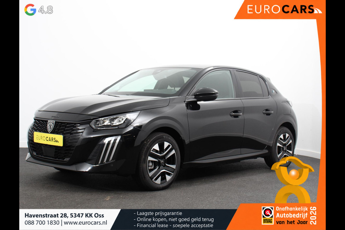 Peugeot e-208 EV Allure Pack 50 kWh Warmtepomp Navigatie Apple Carplay Android Auto Parkeerhulp Cruise Control Full Led Climate Control Lichtmetalen velgen