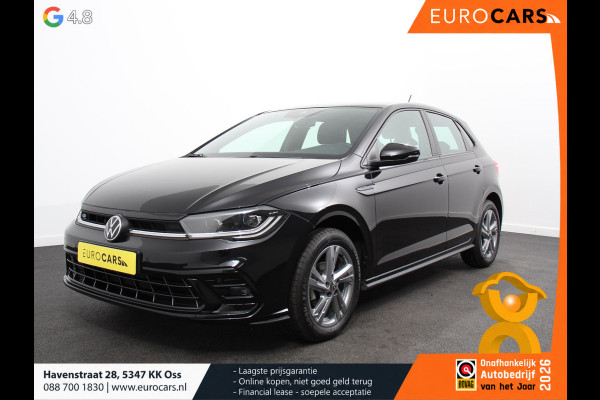 Volkswagen Polo 1.0 TSI R-Line Automaat Camera Digitale Cockpit Parkeer sensoren Adaptive Cruise control Climate Control Lichtmetalen velgen Stoelverwarming Navigatie Apple Carplay/Android Auto