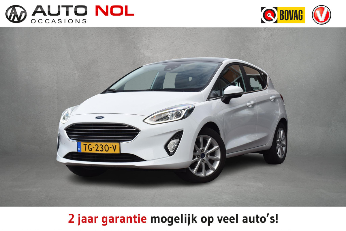 Ford Fiesta 1.0 EcoBoost Titanium | Pano | Apple CarPlay | Sportstoelen | Climate