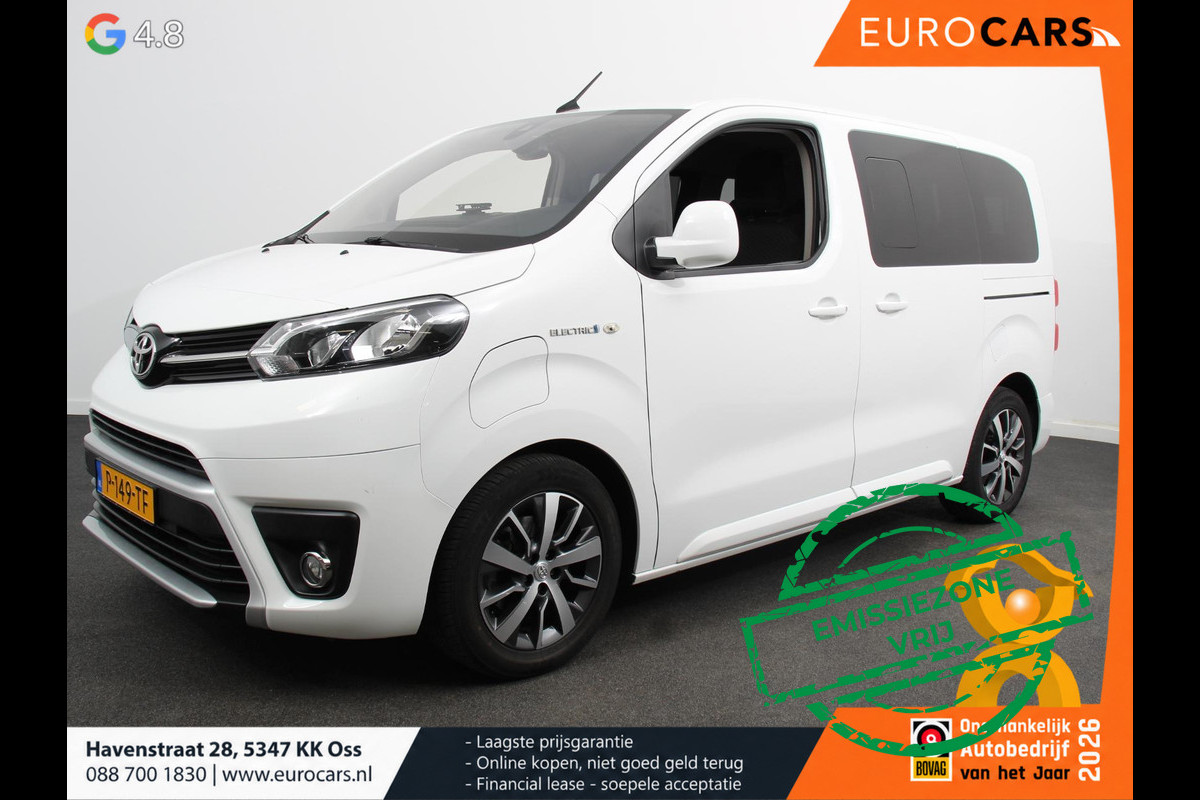 Toyota PROACE Electric Verso Luxury L2 8persoons PERSONENBUS 8p SOH 89% Navigatie Parkeersensoren Cruise Control Stoelverwarming Climate Control LM Velgen