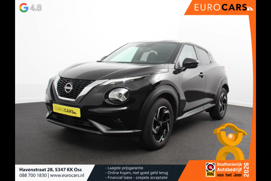 Nissan Juke 1.0 DIG-T Automaat N-Connecta Climate control Cruise control Achteruitrijcamera Keyless Navigatie LED Verwarmde voorstoelen Verwarmd stuurwiel Parkeersensoren Apple Carplay/ Android Auto