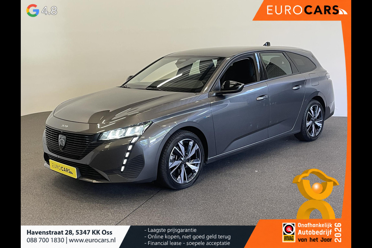 Peugeot 308 SW 1.6 PHEV 180pk Automaat Active Pack Business Navigatie Apple Carplay/Android Auto PDC VA + Camera 17" LM Velgen Adaptive Cruise Control Full LED Virtual Cockpit
