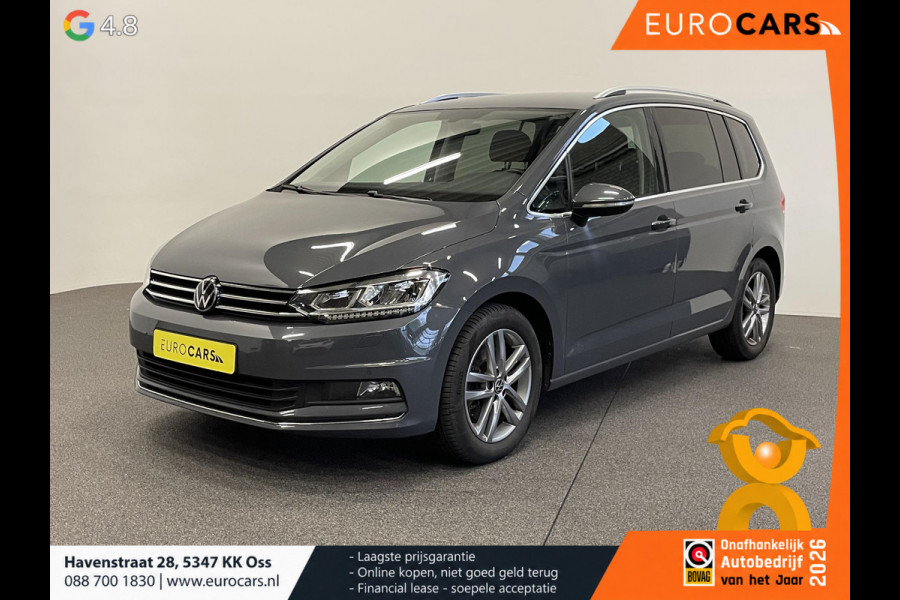 Volkswagen Touran 1.5 TSI 150pk Automaat Highline 5 zitplaatsen Navigatie  Parkeersensoren Cruise Control  Blind Spot Assist  Stoelverwarming  ErgoActive stoelen  Climate Control