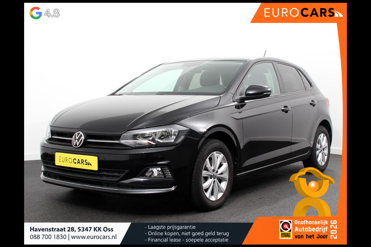 Volkswagen Polo 1.0 TSI 110pk Highline Navigatie Apple Carplay/Android Auto Parkeersensoren Stoelverwarming Ledverlichting Getinte ramen Climate Control